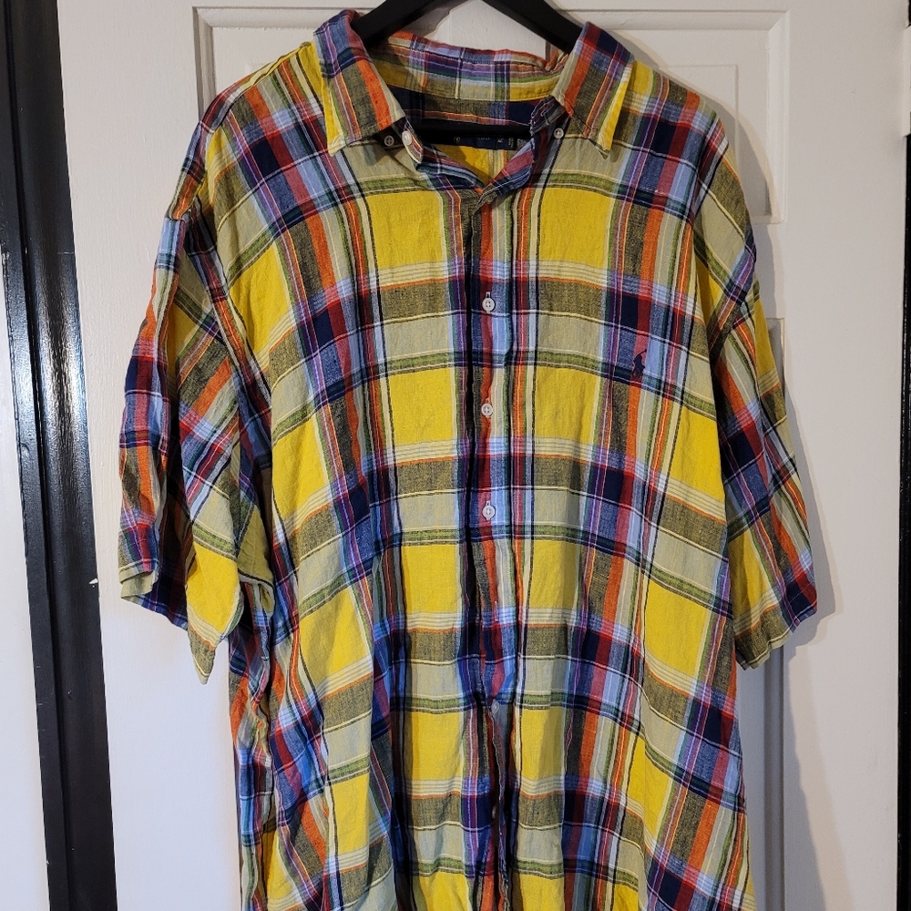 Multicolored Ralph Lauren Button-Down Shirt